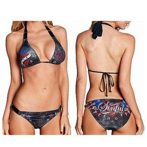 Affliction Sinful American Spirit Bikini N…